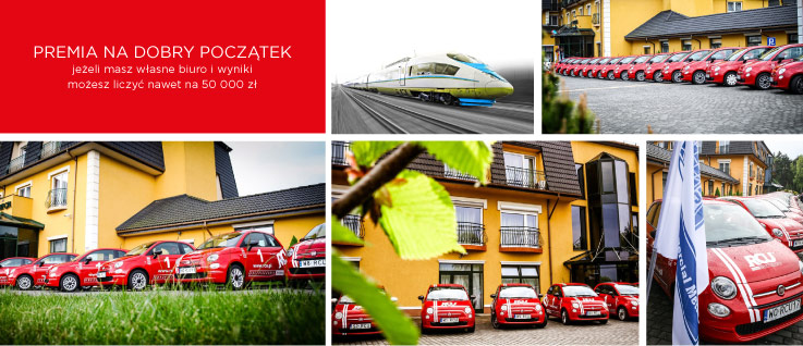 Oznakowany samochód RCU Ubezpieczenia