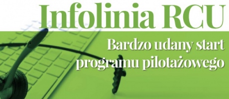 Brawo za INFOLINIĘ RCU!